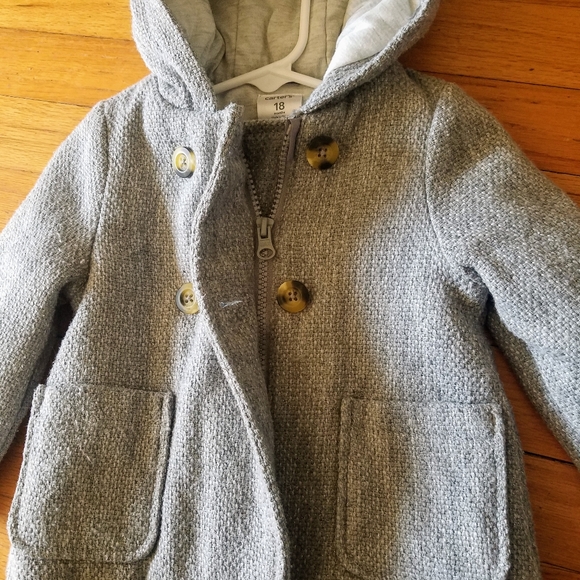 Gray toddler peacoat - Picture 8 of 8